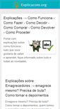 Mobile Screenshot of explicacoes.org